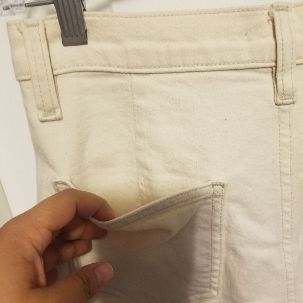 Whimsy & Row Flora Pant Color Natural Cropped Wid… - image 6